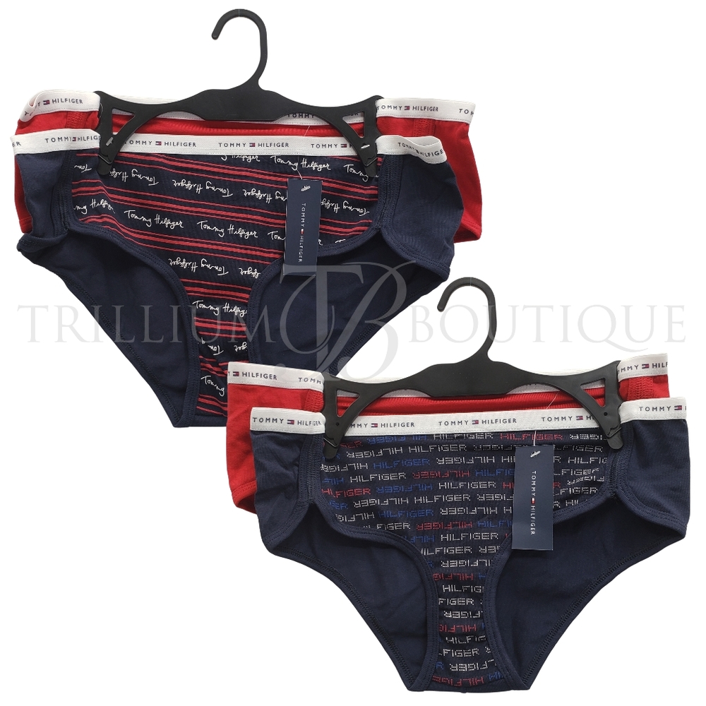 BUNDLE - Tommy Hilfiger Women's Hipster Underwear Small 4 Pairs NWT